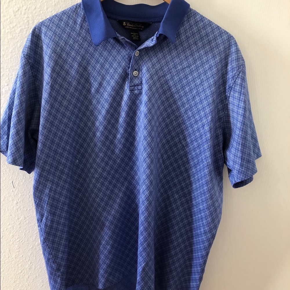 Brooks Brothers Performance Knit Mens Polo. L.